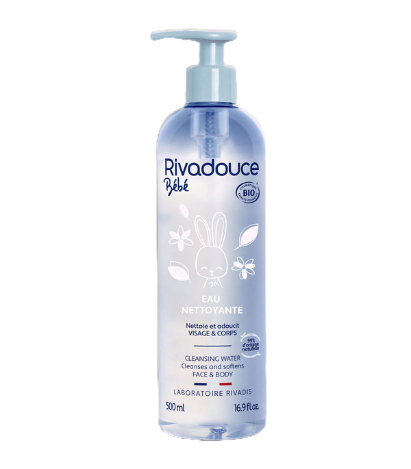 Rivadouce Bébé Bio Cleansing Water (Eau nettoyante) 500ml